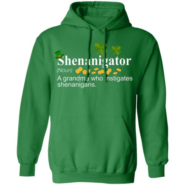 Shenanigator A Grandma Who Instigates Shenanigans Irish Shirt