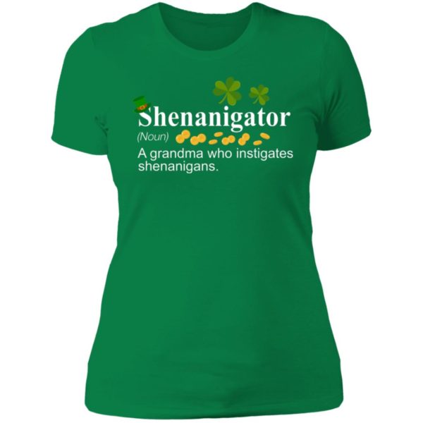 Shenanigator A Grandma Who Instigates Shenanigans Irish Shirt