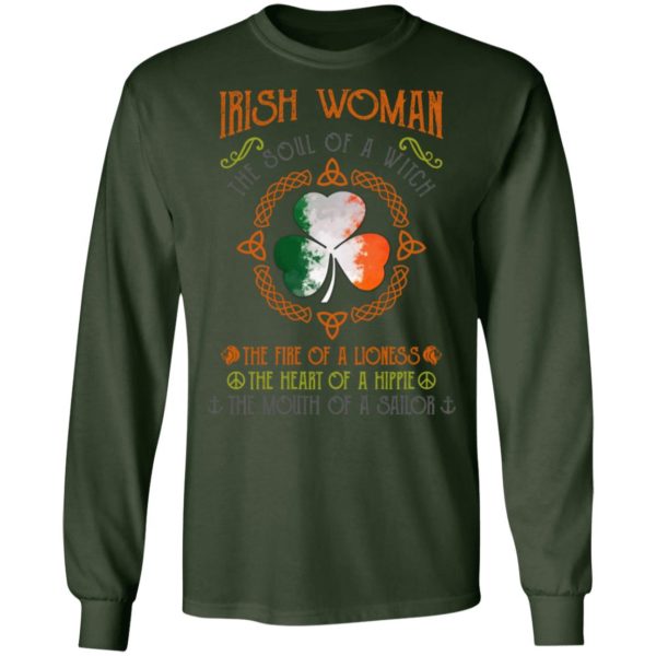 Irish Woman The Soul Of A Witch The Fire Of A Lioness Shirt