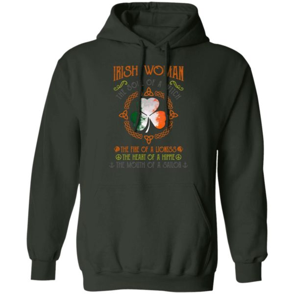 Irish Woman The Soul Of A Witch The Fire Of A Lioness Shirt