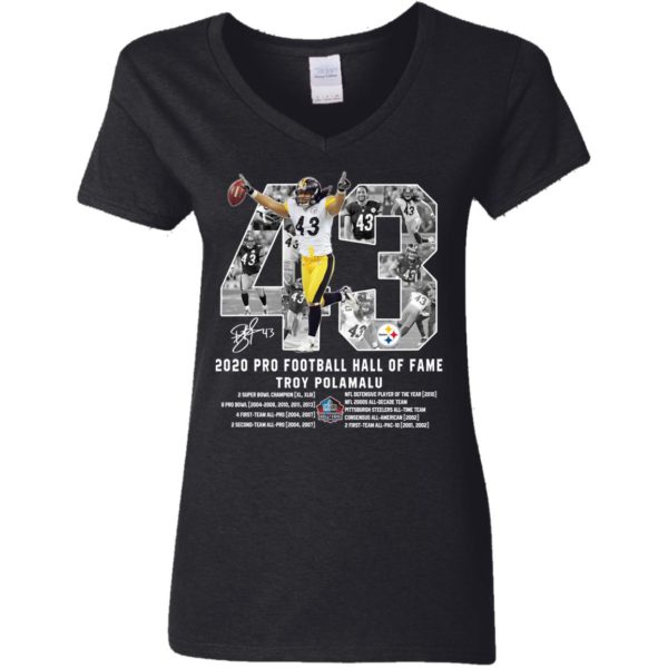 Troy Polamalu 43 2020 Pro Football Hall Of Fame Shirt