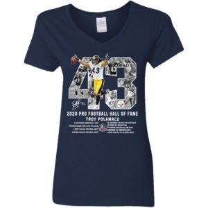 Troy Polamalu 43 2020 Pro Football Hall Of Fame Shirt image Troy Polamalu 43 2020 Pro Football Hall Of Fame Shirt