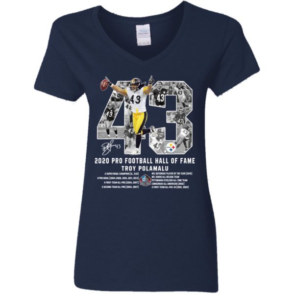 Troy Polamalu 43 2020 Pro Football Hall Of Fame Shirt