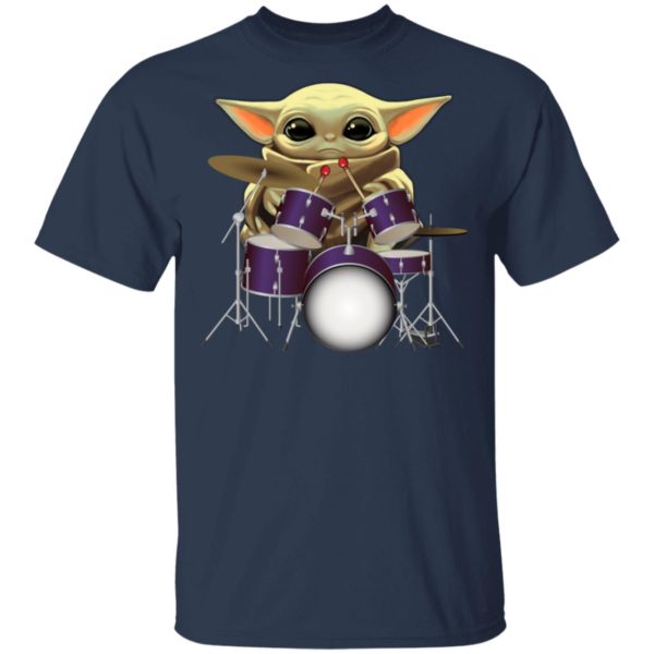 Baby Yoda Play Drum Shirt