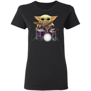 Baby Yoda Play Drum Shirt image Baby Yoda Play Drum Shirt