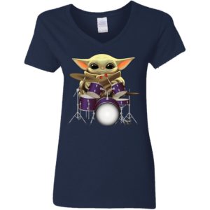 Baby Yoda Play Drum Shirt image Baby Yoda Play Drum Shirt