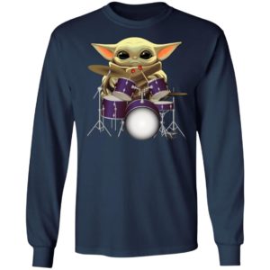 Baby Yoda Play Drum Shirt image Baby Yoda Play Drum Shirt