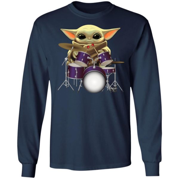 Baby Yoda Play Drum Shirt