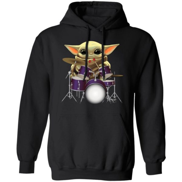 Baby Yoda Play Drum Shirt