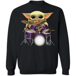 Baby Yoda Play Drum Shirt image Baby Yoda Play Drum Shirt