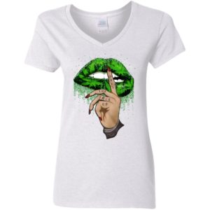 Shut The Fuck Up Weed Lip Shirt