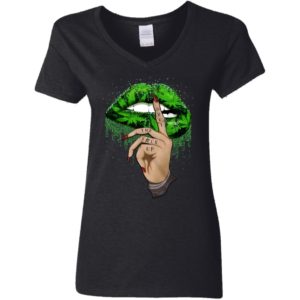 Shut The Fuck Up Weed Lip Shirt