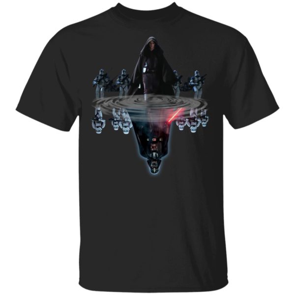 Anakin Skywalker Water Reflect In Darth Vader Shirt