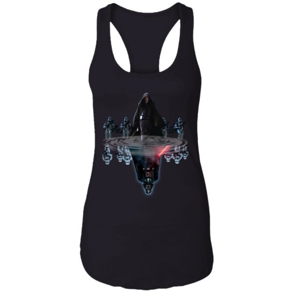 Anakin Skywalker Water Reflect In Darth Vader Shirt