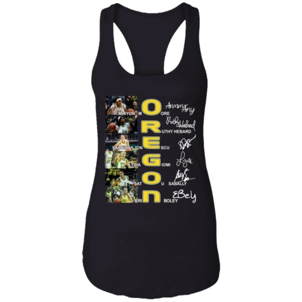 Oregon Women's Basketball Player Signature Shirt