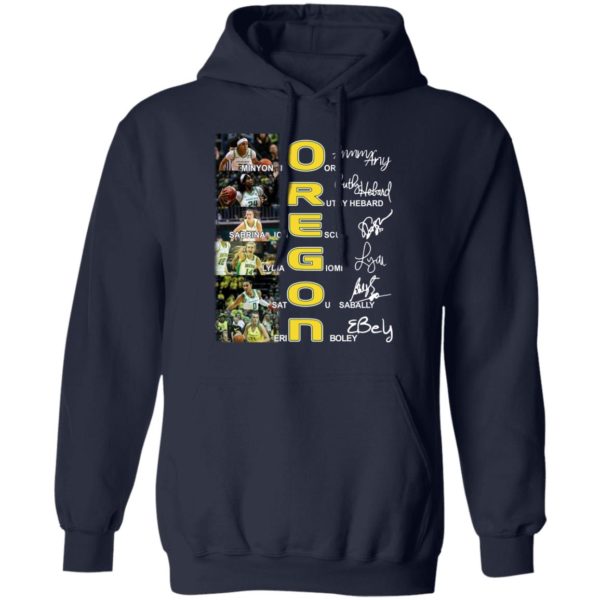 Oregon Women's Basketball Player Signature Shirt