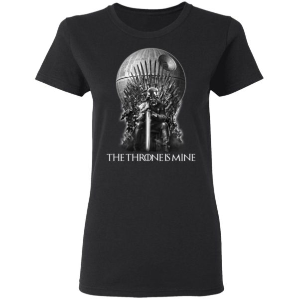 Death Star Vs Darth Vader The Throne Is Mine Shirt