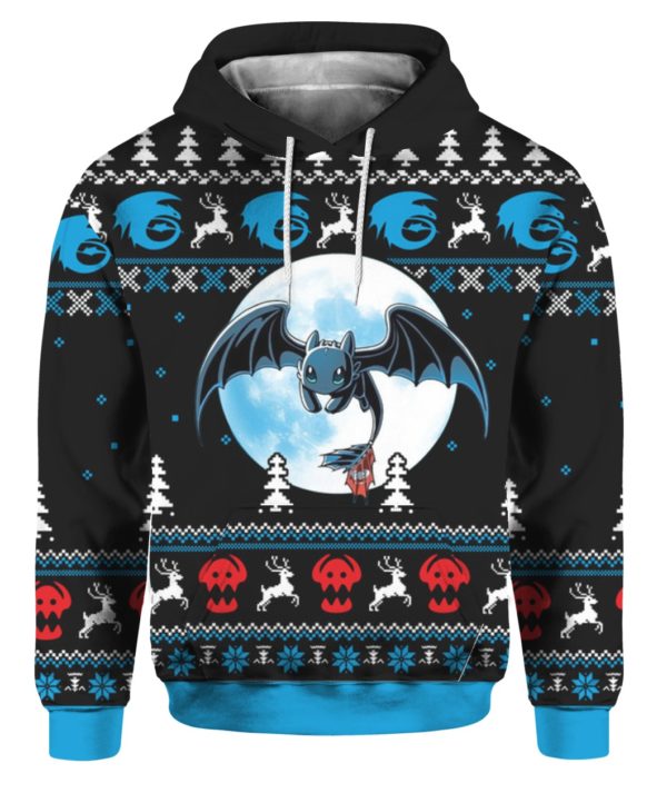 Toothless Night Fury 3D Print All Over Christmas Shirt
