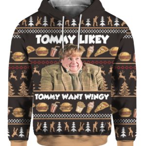 Tommy Boy Tommy Likey 3D Print All Over Christmas Shirt