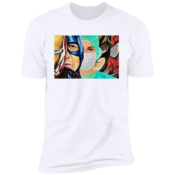 Iron Man, Captain America, Nurse Superheroes Shirt