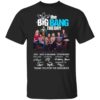 The Bigbang Theory 2007 2020 Thank You For The Memories Signature Shirt