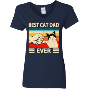 Funny Best Cat Dad Ever Vintage Shirt