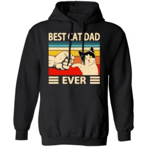 Funny Best Cat Dad Ever Vintage Shirt