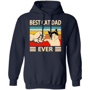 Funny Best Cat Dad Ever Vintage Shirt