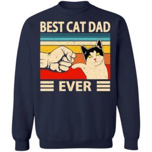 Funny Best Cat Dad Ever Vintage Shirt