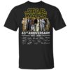43rd Of Star Wars 1977 2020 Anniversary Signature Shirt