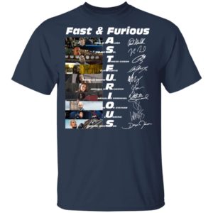 Fast And Furious Paul Walker Vin Diesel Tyrese Gibson Signatures Shirt image Fast And Furious Paul Walker Vin Diesel Tyrese Gibson Signatures Shirt