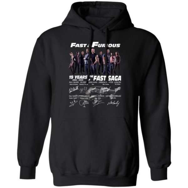 Fast & Furious 19 Years Of The Fast Saga Signature Shirt
