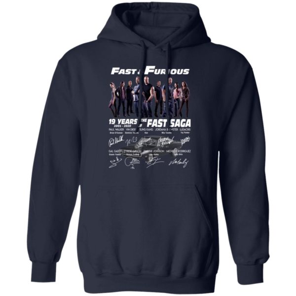 Fast & Furious 19 Years Of The Fast Saga Signature Shirt