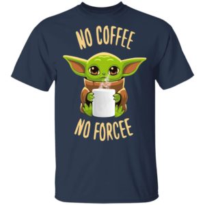 Baby Yoda No Coffee No Forcee Shirt image Baby Yoda No Coffee No Forcee Shirt