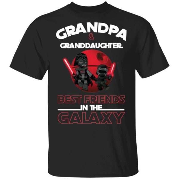 Star Wars Grandpa & Granddaughter Best Friends In The Galaxy Shirt