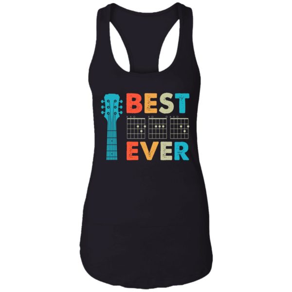 Best Dad Ever Guitar Chords Retro Shirt