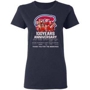 Montreal Canadiens 100 Years Anniversary Signature Shirt