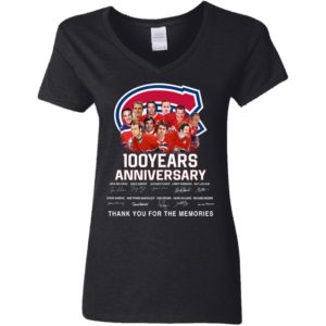 Montreal Canadiens 100 Years Anniversary Signature Shirt