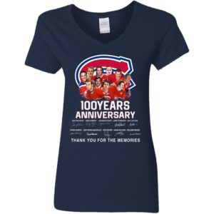 Montreal Canadiens 100 Years Anniversary Signature Shirt