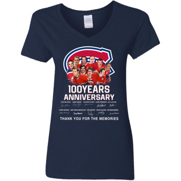 Montreal Canadiens 100 Years Anniversary Signature Shirt