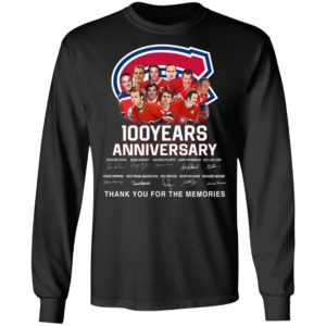 Montreal Canadiens 100 Years Anniversary Signature Shirt