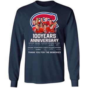 Montreal Canadiens 100 Years Anniversary Signature Shirt