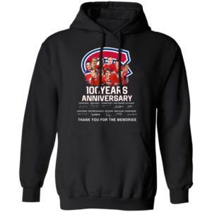 Montreal Canadiens 100 Years Anniversary Signature Shirt