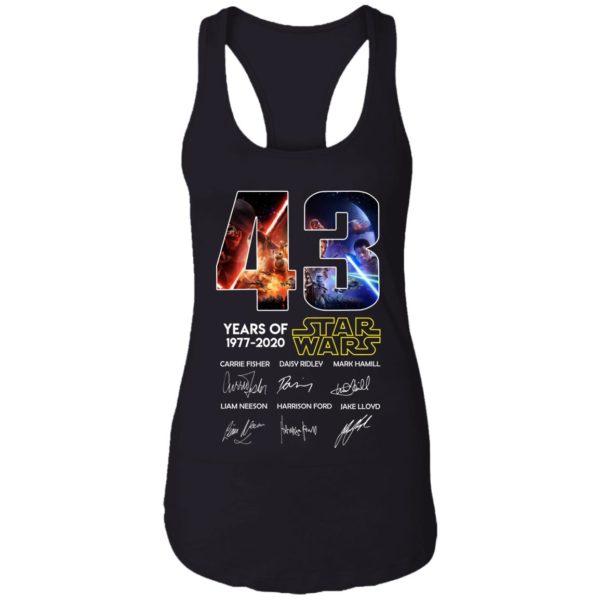 43 Years Of Star Wars 1977 2020 Signature Shirt