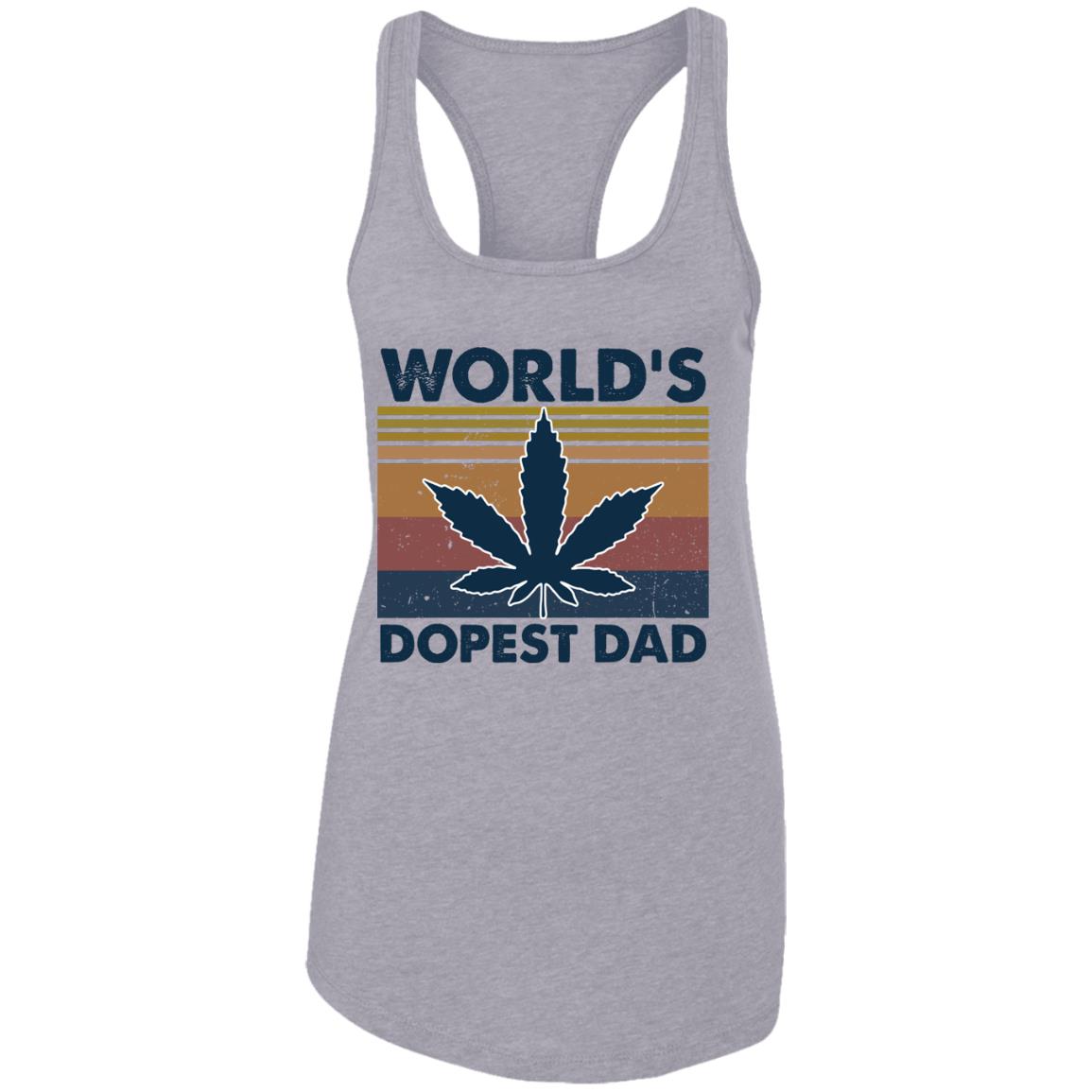 Weed World's Dopest Dad Father's Day Gift Shirt image Weed World's Dopest Dad Father's Day Gift Shirt