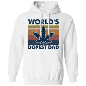 Weed World's Dopest Dad Father's Day Gift Shirt image Weed World's Dopest Dad Father's Day Gift Shirt
