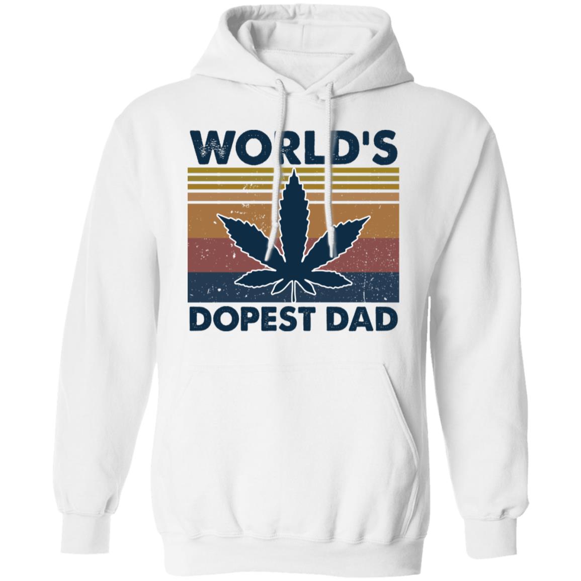 Weed World's Dopest Dad Father's Day Gift Shirt image Weed World's Dopest Dad Father's Day Gift Shirt