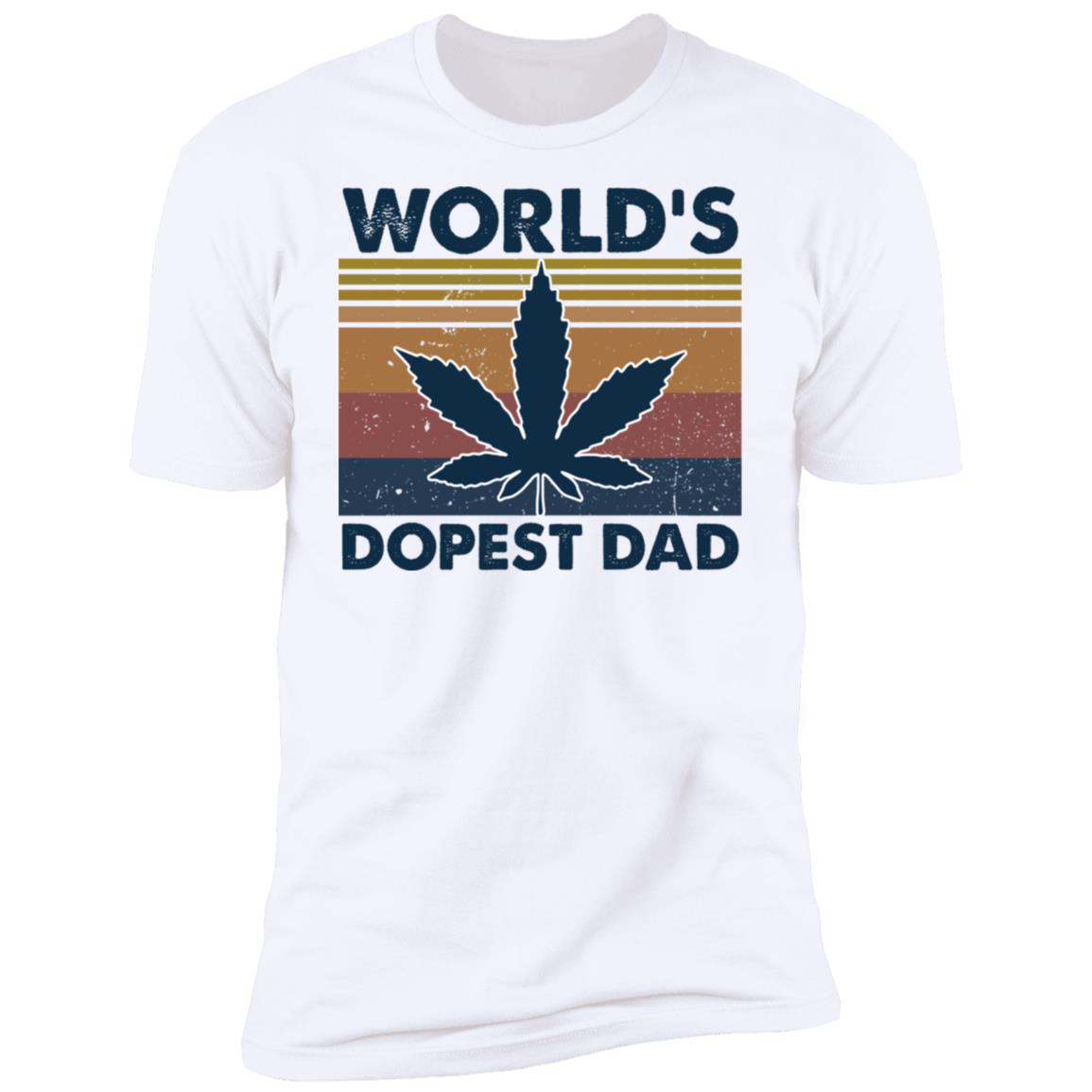 Weed World's Dopest Dad Father's Day Gift Shirt image Weed World's Dopest Dad Father's Day Gift Shirt