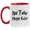 Not Today Muggler Fucker Accent Mug Changing Mug