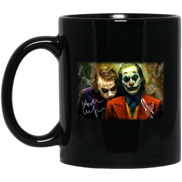 Joaquin Phoenix Joker Vs Heath Ledger Joker Coffee Mug